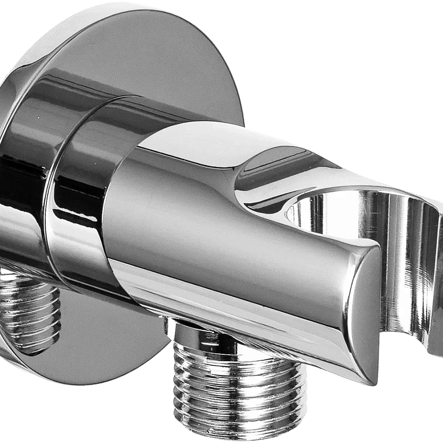 Держатель ручного душа с подключением шланга Remer 337M, хром