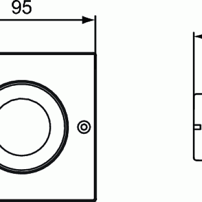 Кнопка смыва пневматическая Ideal Standard ProSys Septa Pro P3 R0135MY полированный хром