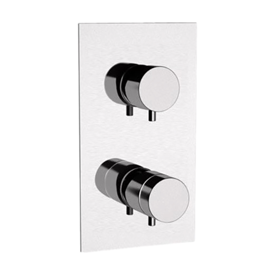 Смеситель термостатический для душа Remer Elegance NT93QKB, хром