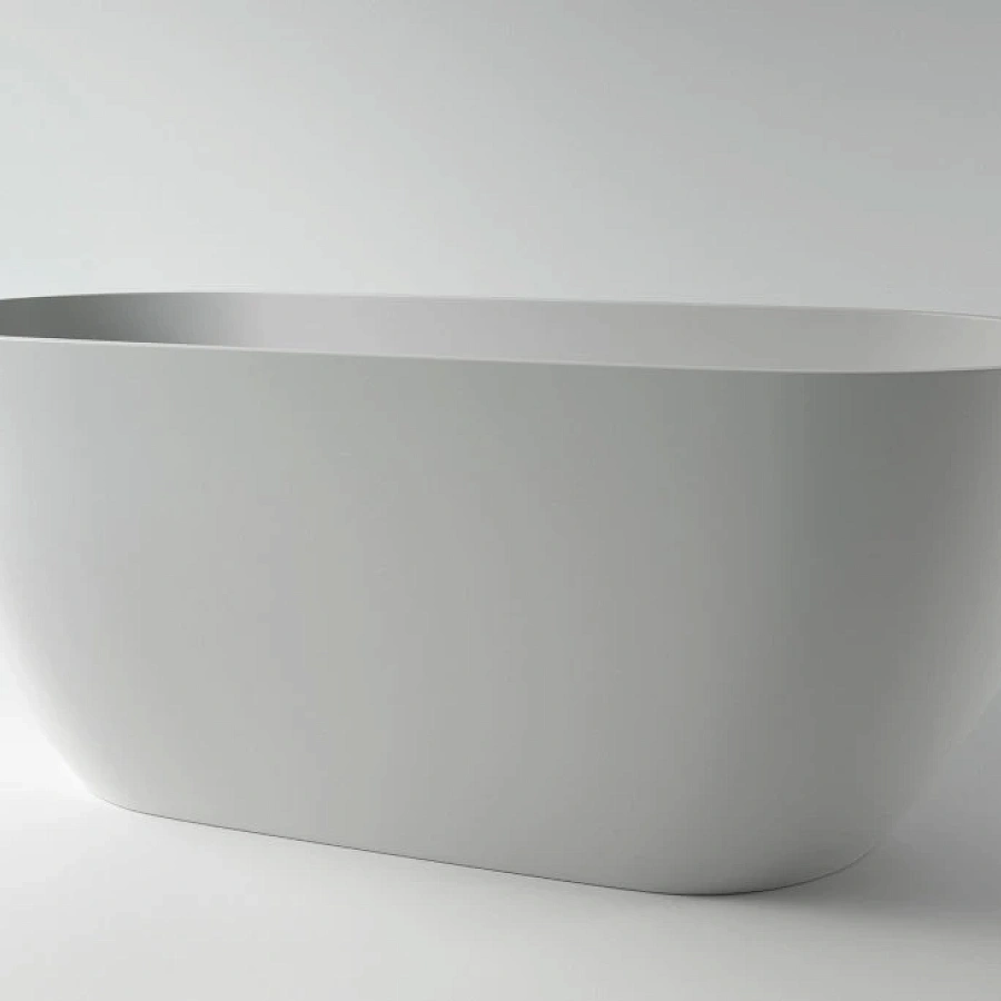 Ванна каменная Holbi Venus Solid Surface 170x80 белый полированный