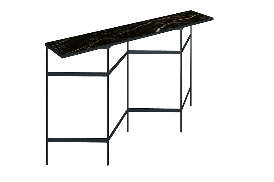 Книжный стеллаж со столешницей из керамогранита Italon Home TRINITY 150х30