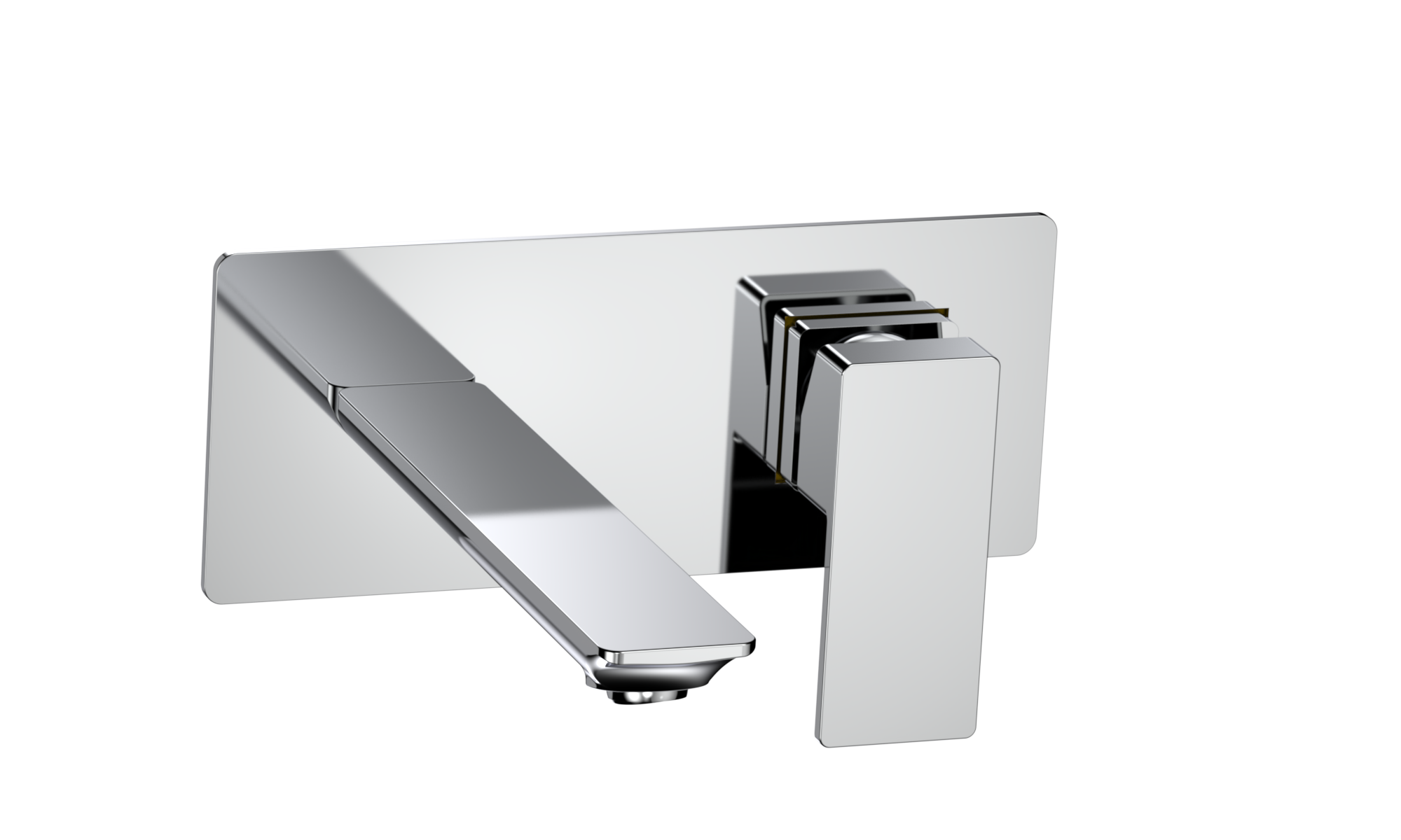 AQM6815CR Savona Смеситель для раковины, настен., на 2 отв., Комплект, хром