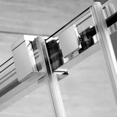 Душевая дверь Radaway Espera KDJ, DWJ 595 L, 59.5 х 200 см, стекло прозрачное, профиль хром, левая, 380595-01L