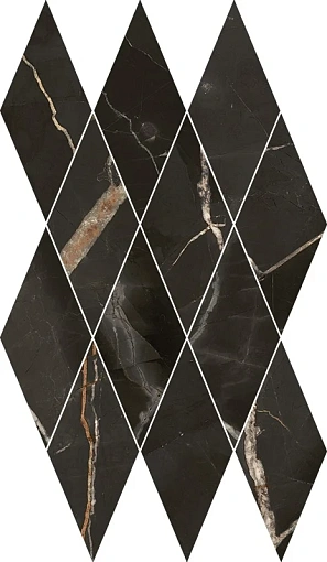 Мозаика Stellaris ABSOLUT BLACK MOSAICO DIAMOND 28*48