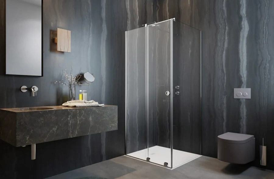 Неподвижная часть двери Radaway Furo KDJ RH, 51 x 200 см, стекло прозрачное, профиль хром, 10110510-01-01