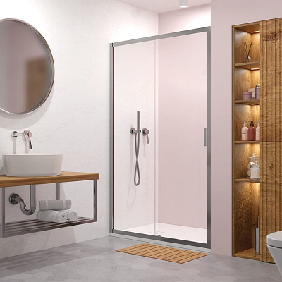 Душевая дверь Radaway ALIENTA DWJ 120x190 стекла прозрачные, профиль хром
