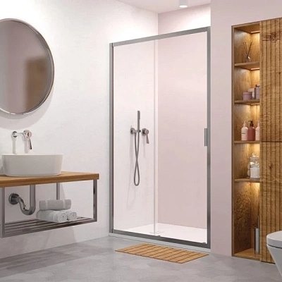 Душевая дверь Radaway ALIENTA DWJ 120x190 стекла прозрачные, профиль хром
