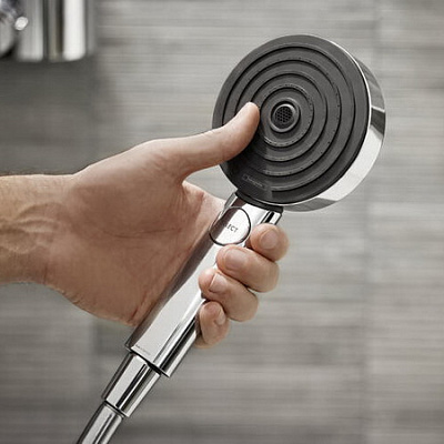 Ручной душ Hansgrohe Pulsify Select 105, 3jet, Activation, хром, 24100000
