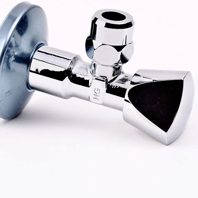 Угловой запорный вентиль Hansgrohe E, 1/2" x 3/8", 13902000