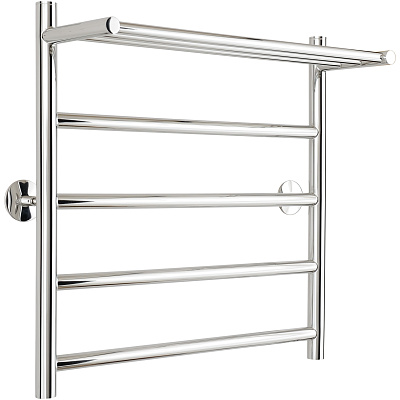 Водяной полотенцесушитель Стилье Универсал-54 600х500 (Полка + 4) П 21, Без покрытия, арт.00654-6050