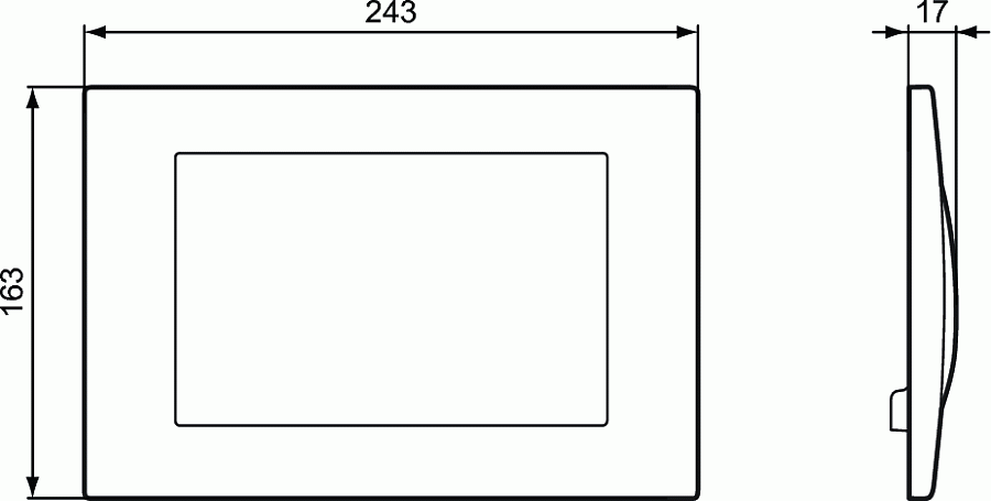 Кнопка смыва механическая Ideal Standard ProSys Septa M2 R0128MY хром полированный