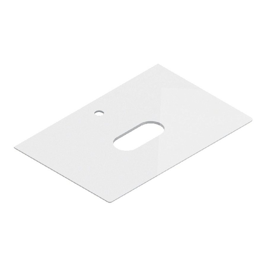 Столешница керамическая Catalano Ceramic Top 0830751001 белый 75*50, 1 отверстие