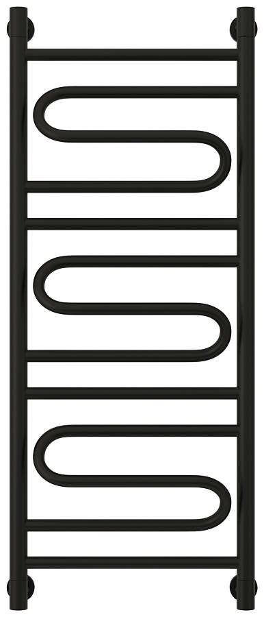 Водяной полотенцесушитель Сунержа Элегия+ 1000х400, Матовый чёрный, арт.31-0205-1040