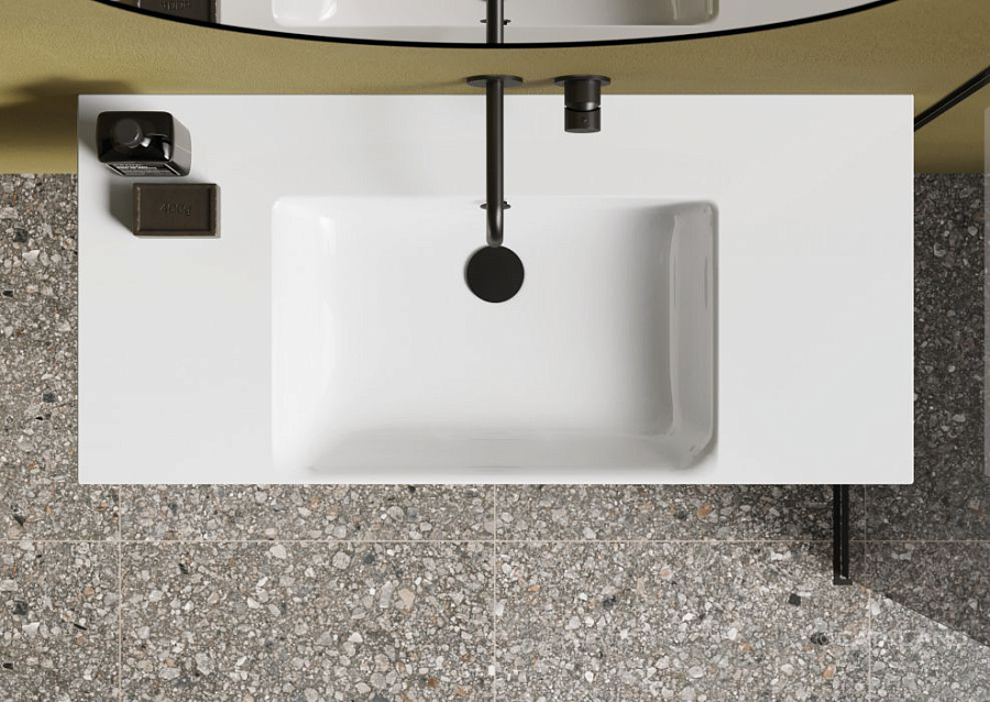 Раковина Catalano Premium 100х47, арт.0221010001, без отв. под смеситель, белый глянцевый