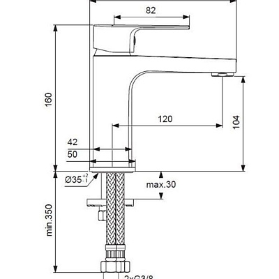 Промо набор для ванной Ideal Standard ESLA 3 в 1, BC264AA