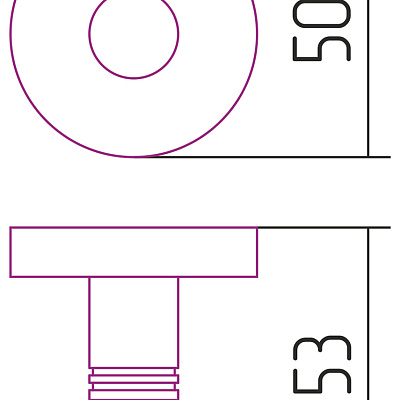Вешалка КАНЬОН - 1 крючок / L 50 (Золото), арт.03-3000-1001