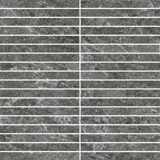 Мозаика Italon MAGMA GRAPHITE MOSAICO STRIP / МАГМА ГРАФИТ СТРИП
