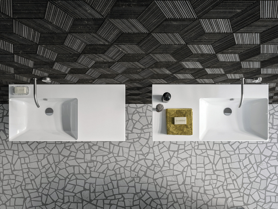 Раковина Catalano Zero 100x50, арт.0121040001, чаша слева, без отв. под смеситель, белый глянцевый