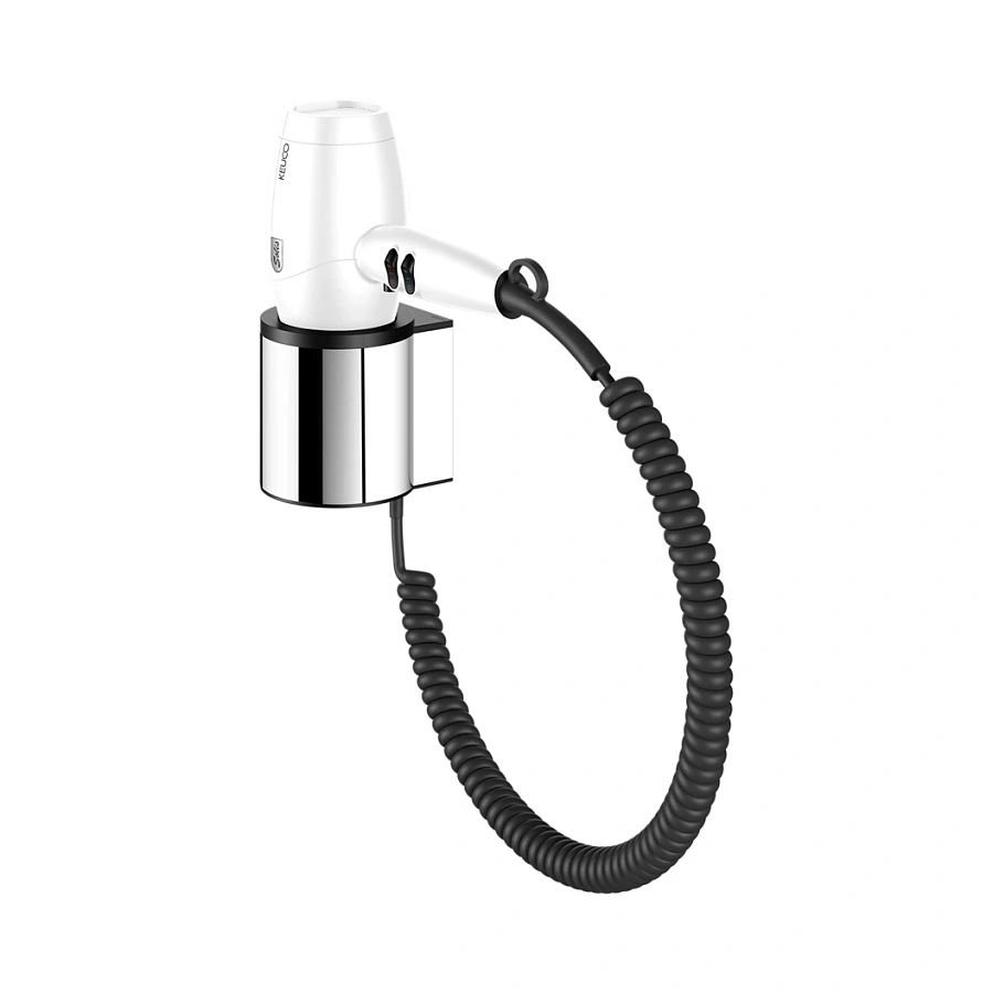 Фен для волос Keuco Plan 14995010051 хром / белый