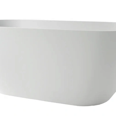 Ванна каменная Holbi Venus Solid Surface 158x79 белый матовый