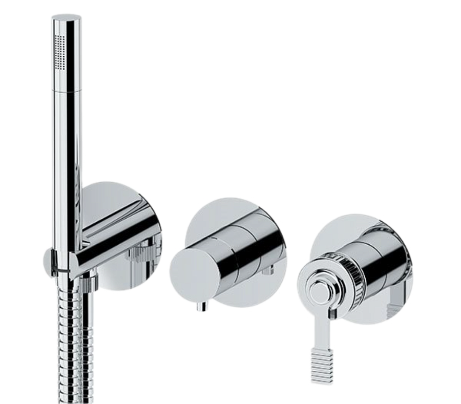 Смеситель для душа Remer Atelier AL97D2PWB, хром