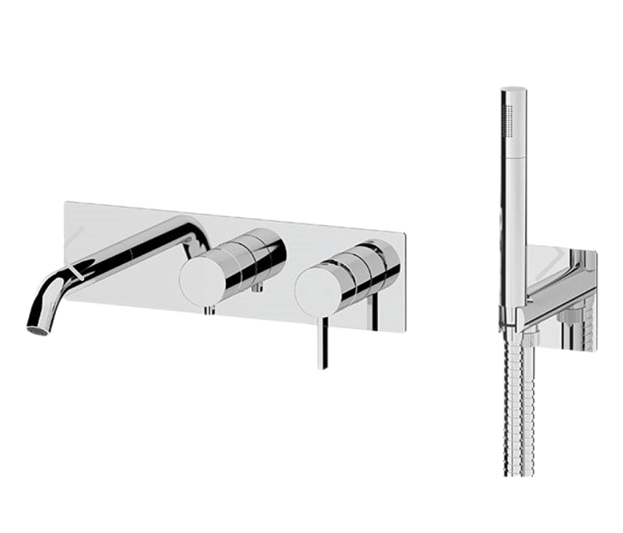 Смеситель для ванны Remer Metrica MC53D2
