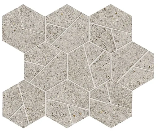 Мозаика Boost Stone Pearl Mosaico Hex