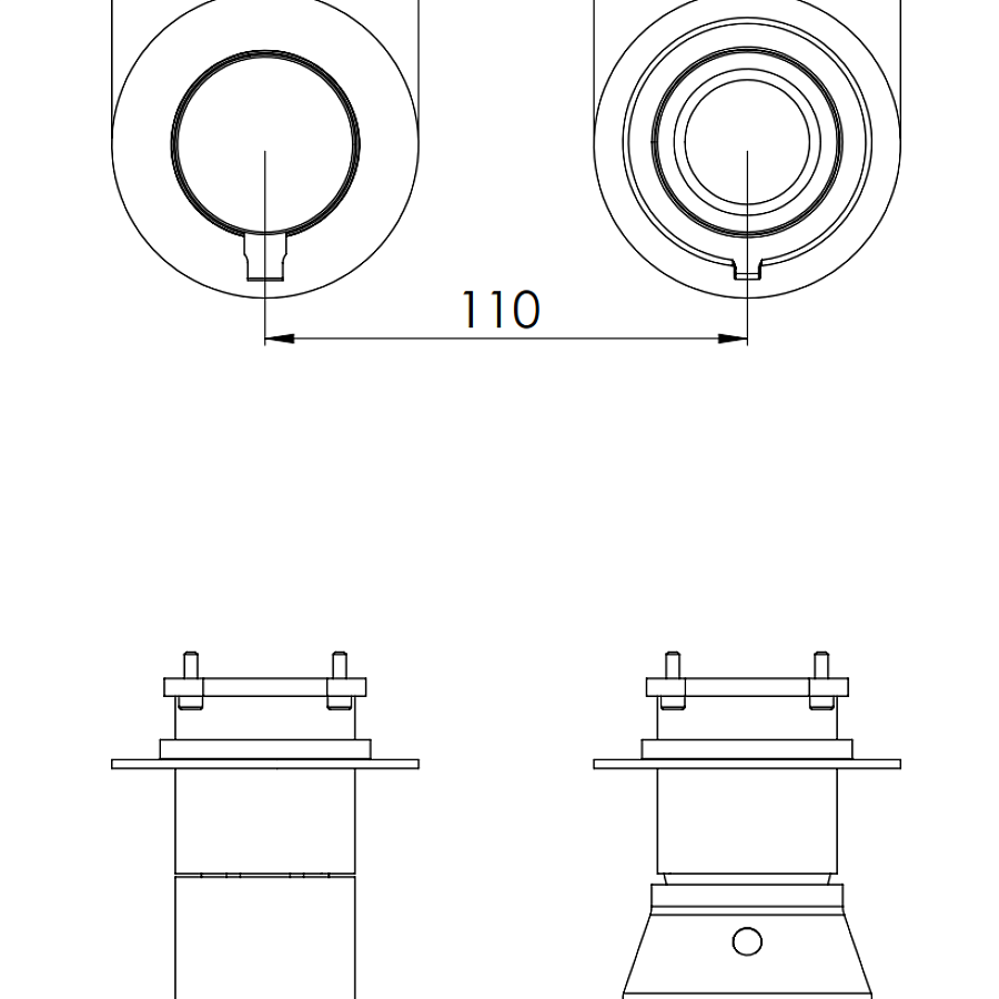 Смеситель для душа Remer Element ET92ZPWB, хром