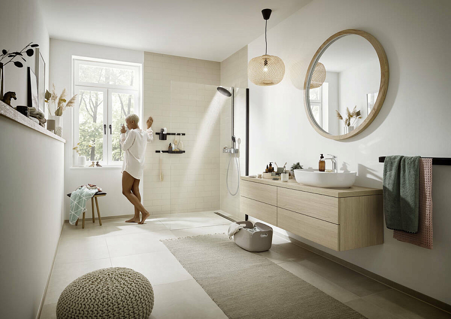 Hansgrohe WallStoris Поручень черный матовый 27926670