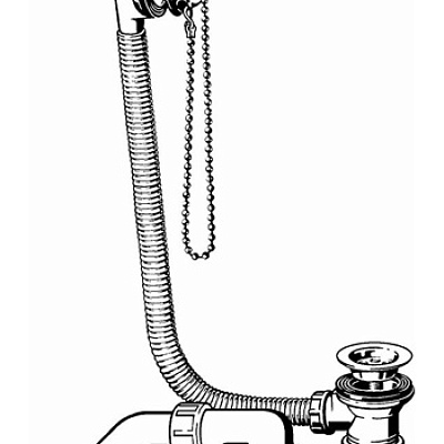 Сифон для ванны слив-перелив Viega 311537