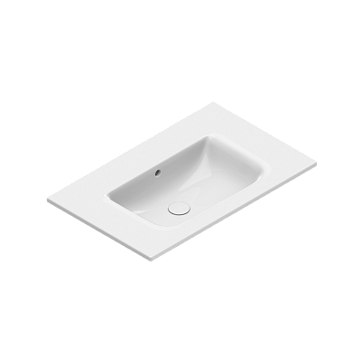 Раковина Catalano Italy 80х50, арт.0720810001, без отв. под смеситель, белый глянцевый