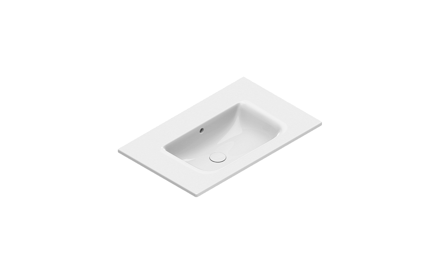 Раковина Catalano Italy 80х50, арт.0720810001, без отв. под смеситель, белый глянцевый