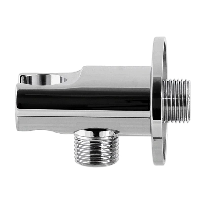 Держатель ручного душа с подключением шланга Remer 337M, хром