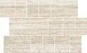 Мозаика THERMAE VERSO MINI BRICK TRAVERTINO LIGHT 29x42