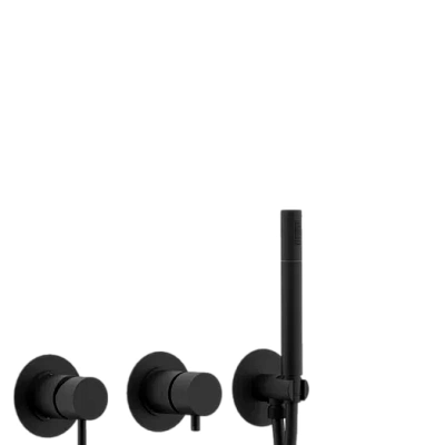 Душевая система Remer X Style X96S02ONO, чёрный матовый
